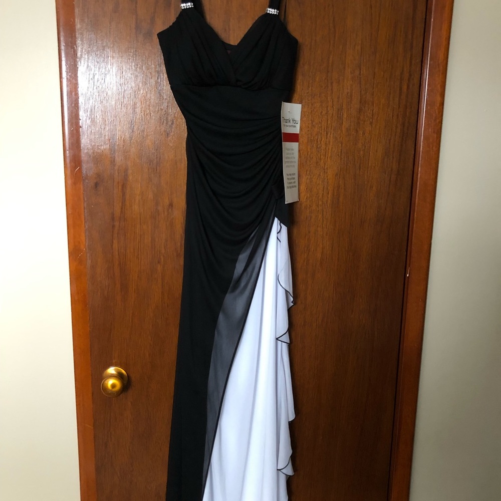 Black and white dress